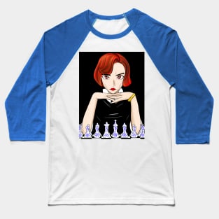 queen gambit in black chess game Baseball T-Shirt